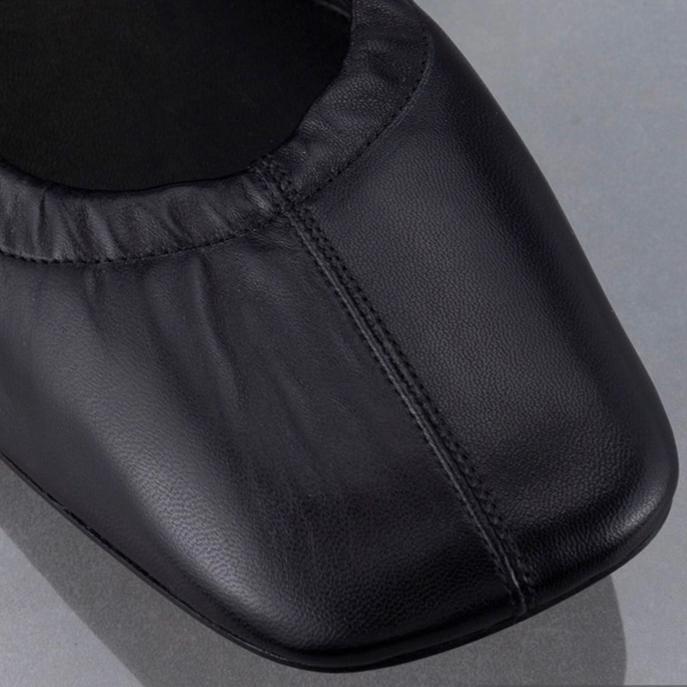 Frame Black Leather Modern MaryJane - Picture 6 of 10